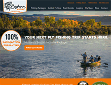 Tablet Screenshot of bighornangler.com